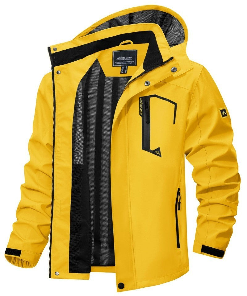 Garpiedurkņu jaka ar kapuci