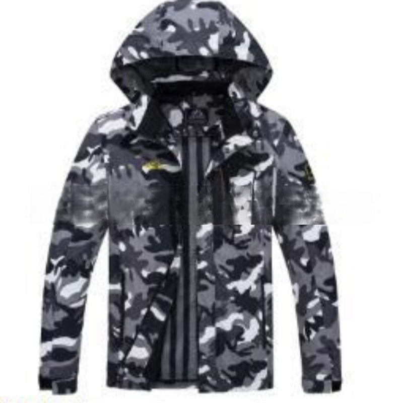 Garpiedurkņu jaka ar kapuci