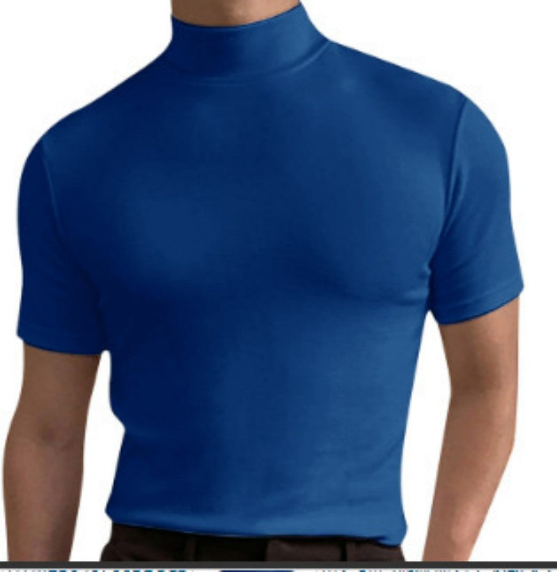 Vīriešu krekls ar pusaugstu apkakli