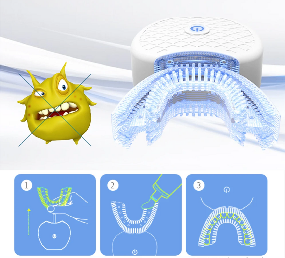 U-veida elektriskā zobu birste