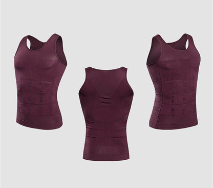 Vīriešu slaidinoša ķermeņa formēšanas veste