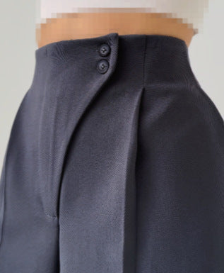 Taisna piegriezuma sašaurinātas bikses 