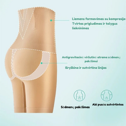 Ledus zīda legingi ar augstu jostasvietu 