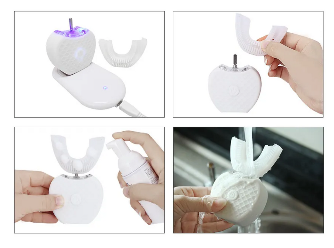 U-veida elektriskā zobu birste