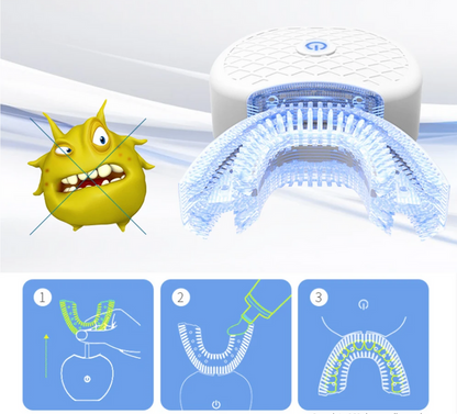 U-veida elektriskā zobu birste